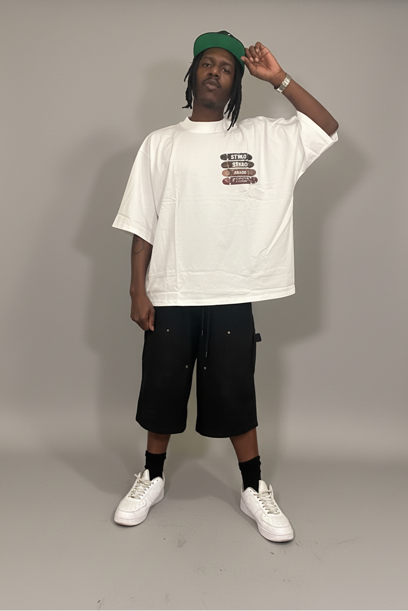 Stolo Clothing Co STOLO SKATE Oversized Boxy Tee (300GSM)