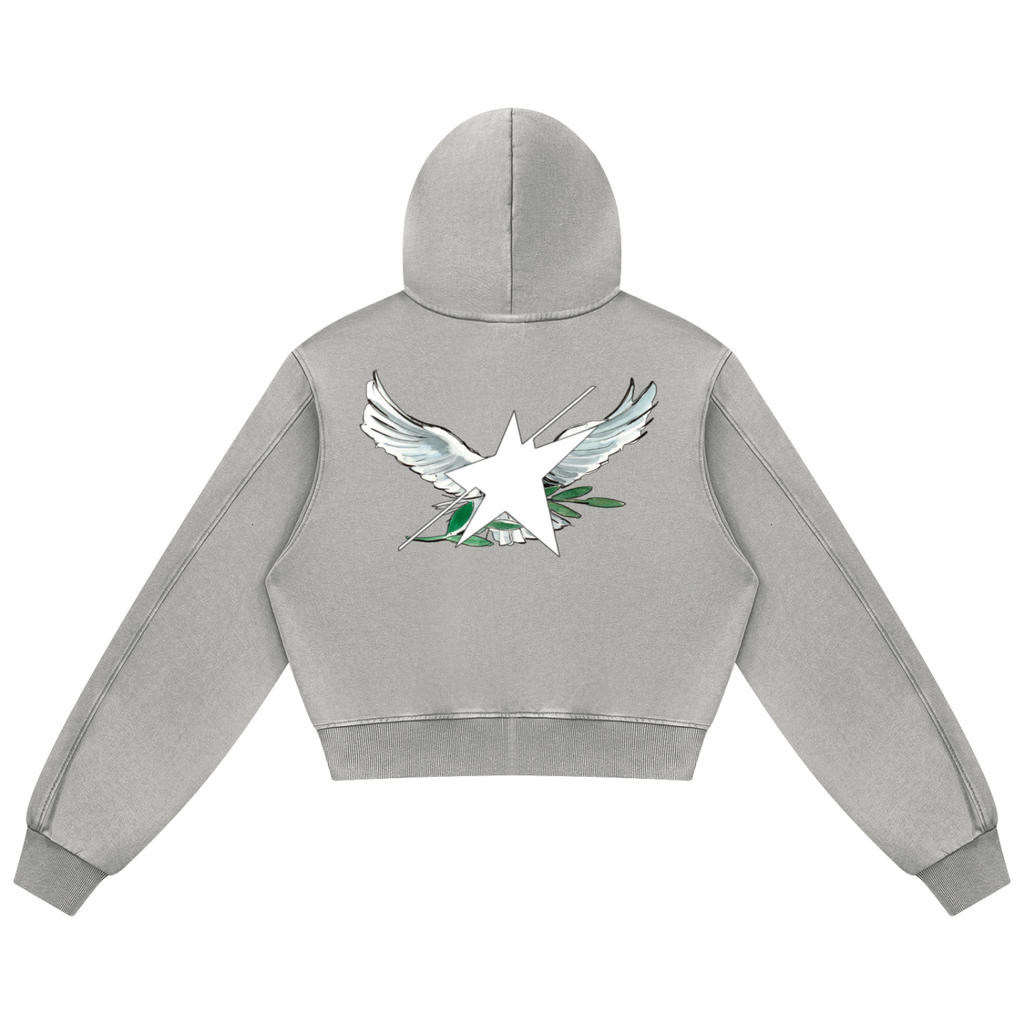 Stolo Clothing Co BIRDIES Minimal Mineral Wash Cropped Set
