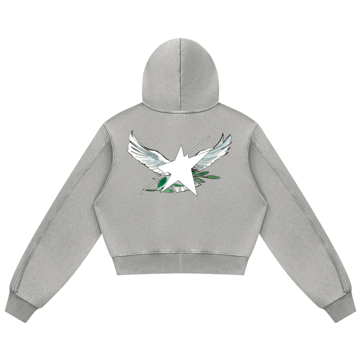 Stolo Clothing Co BIRDIES Minimal Mineral Wash Cropped Set