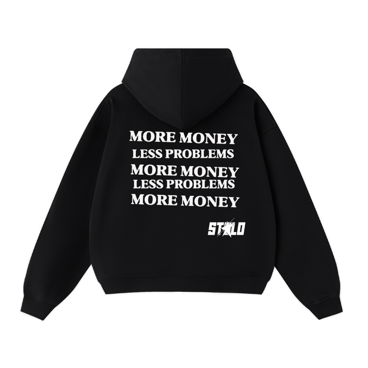 Stolo Clothing Co PREYING NUN Heavyweight Cropped Double Zip-Up Hoodie (460GSM)