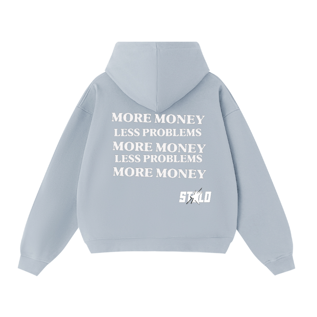 Stolo Clothing Co PREYING NUN Heavyweight Cropped Double Zip-Up Hoodie (460GSM)