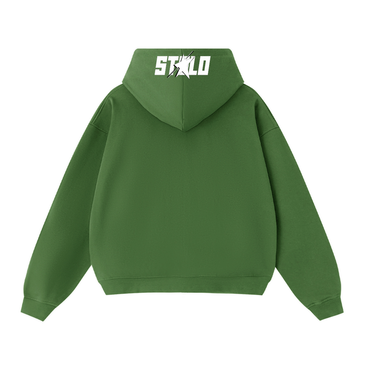 Stolo Clothing Co SKIED UP 2026 Heavyweight Cropped Double Zip-Up Hoodie (460GSM)