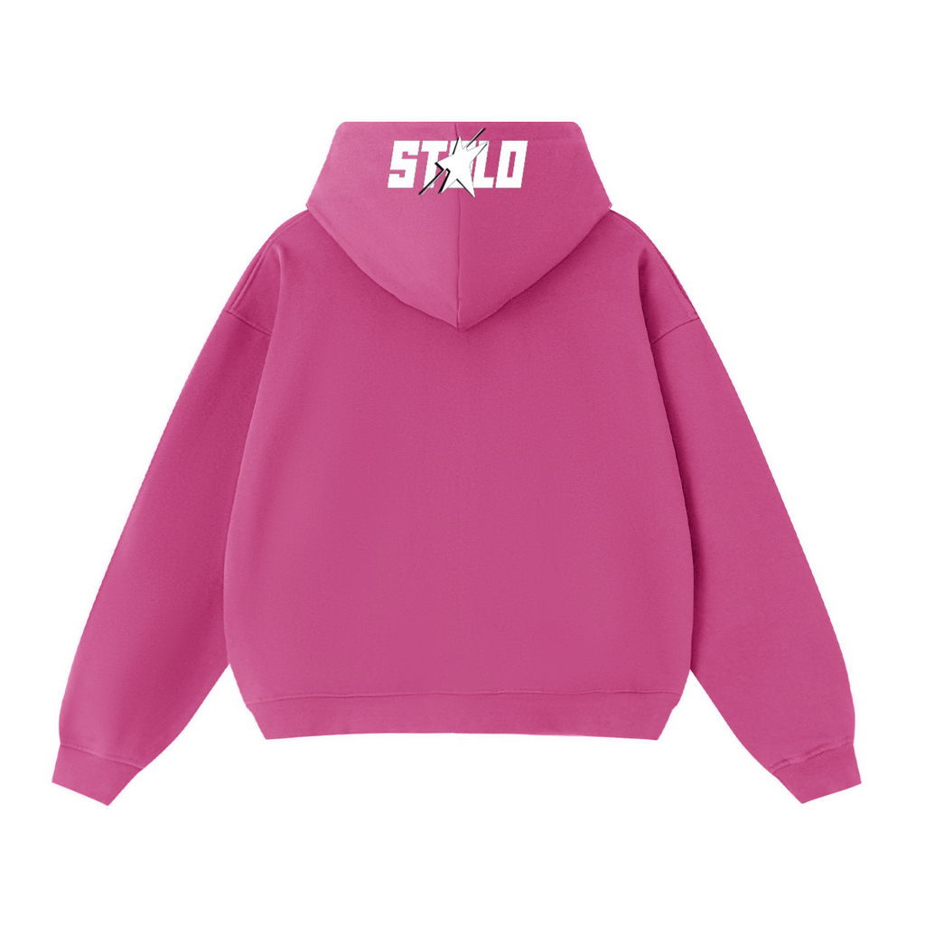 Stolo Clothing Co SKIED UP 2026 Heavyweight Cropped Double Zip-Up Hoodie (460GSM)