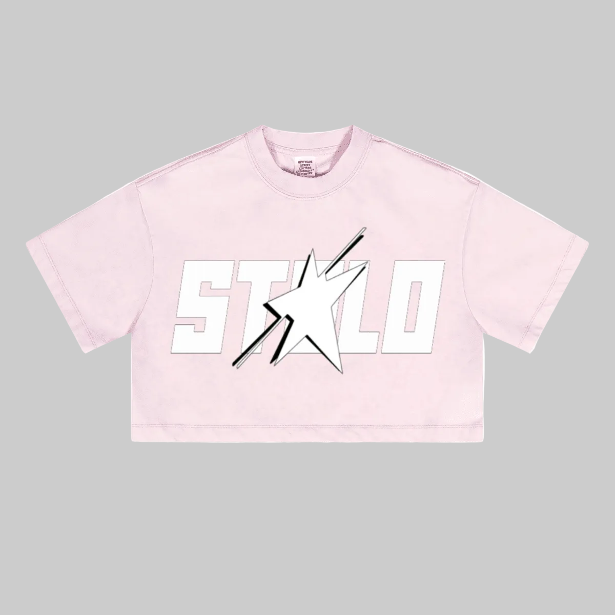 Stolo Clothing Co STARCHILD Washed Loose-Fit Heavyweight Cropped Tee (230 GSM)
