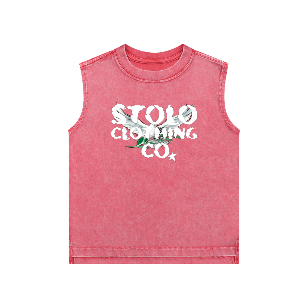 Stolo Clothing Co Kid's Birdies Snow Washed Tank Top