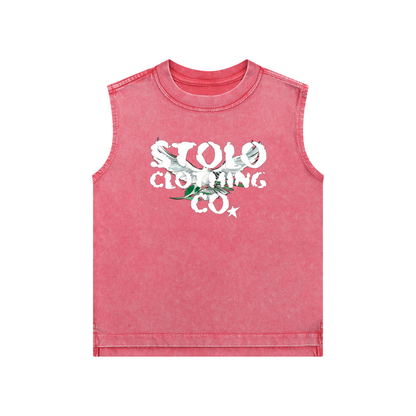 Stolo Clothing Co Kid's Birdies Snow Washed Tank Top