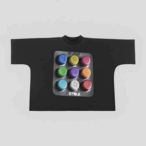 Stolo Clothing Co PAIN PILL Oversized Boxy Tee