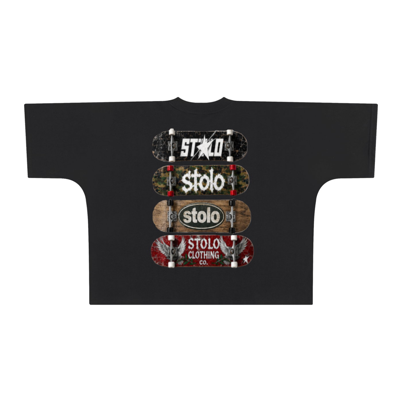 Stolo Clothing Co STOLO SKATE Oversized Boxy Tee
