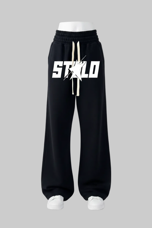 Stolo Clothing Co STARCHILD Double Waistband French Terry Wide-Leg Heavyweight Sweatpants (420 GSM)
