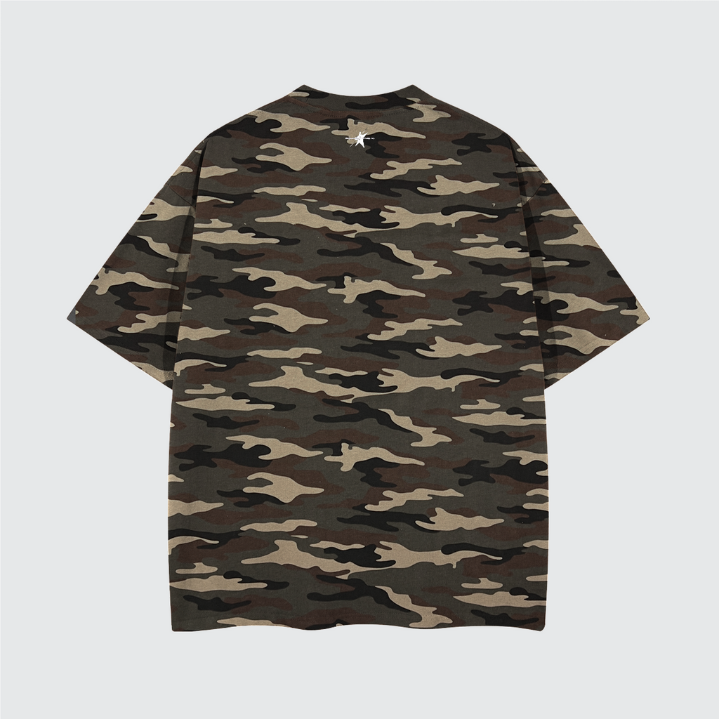 Stolo Clothing Co STARCHILD ARMY CAMO French Terry Oversized Tee (270 GSM)