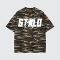 Stolo Clothing Co STARCHILD ARMY CAMO French Terry Oversized Tee (270 GSM)