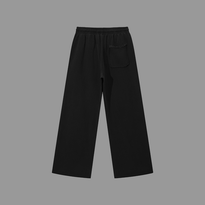 Stolo Clothing Co Birdies Hand Frayed Snow Washed Raw Edge Sweatpants