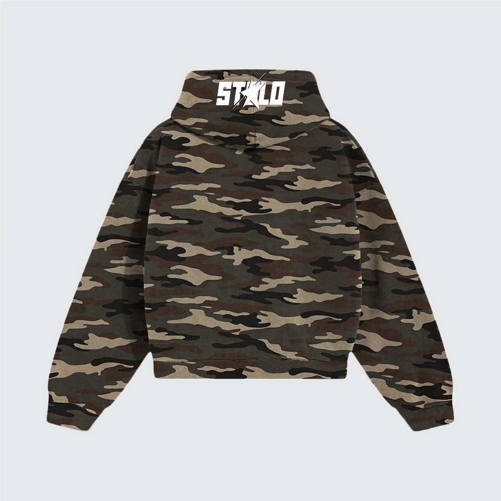 Stolo Clothing Co LOGO ARMY CAMO Heavyweight Hoodie (420 GSM)
