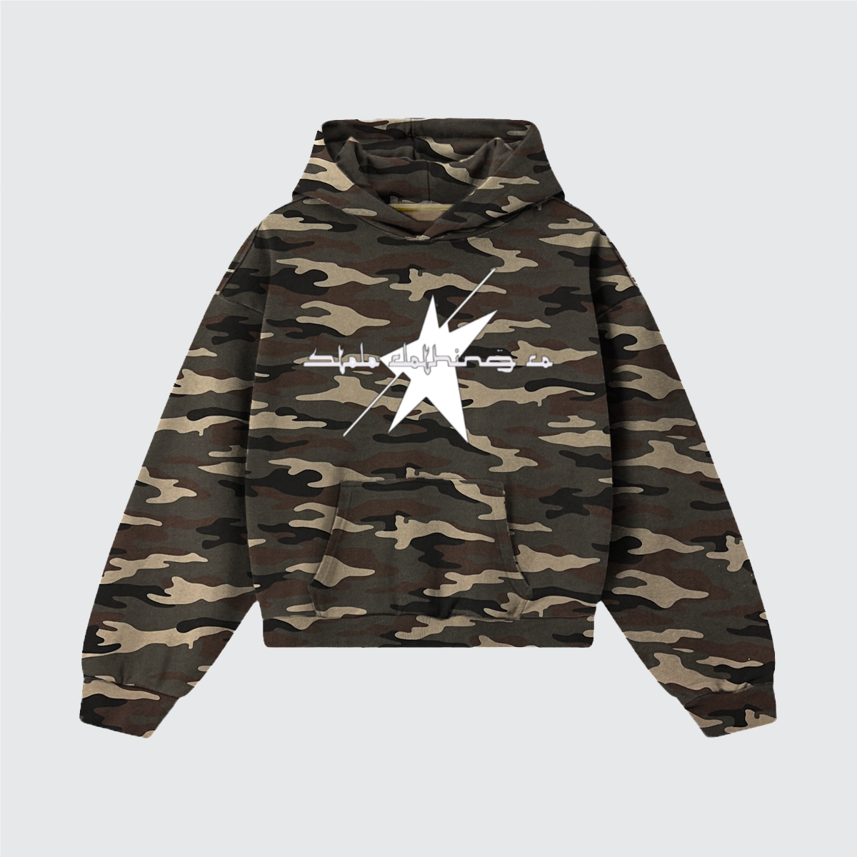 Stolo Clothing Co LOGO ARMY CAMO Heavyweight Hoodie (420 GSM)