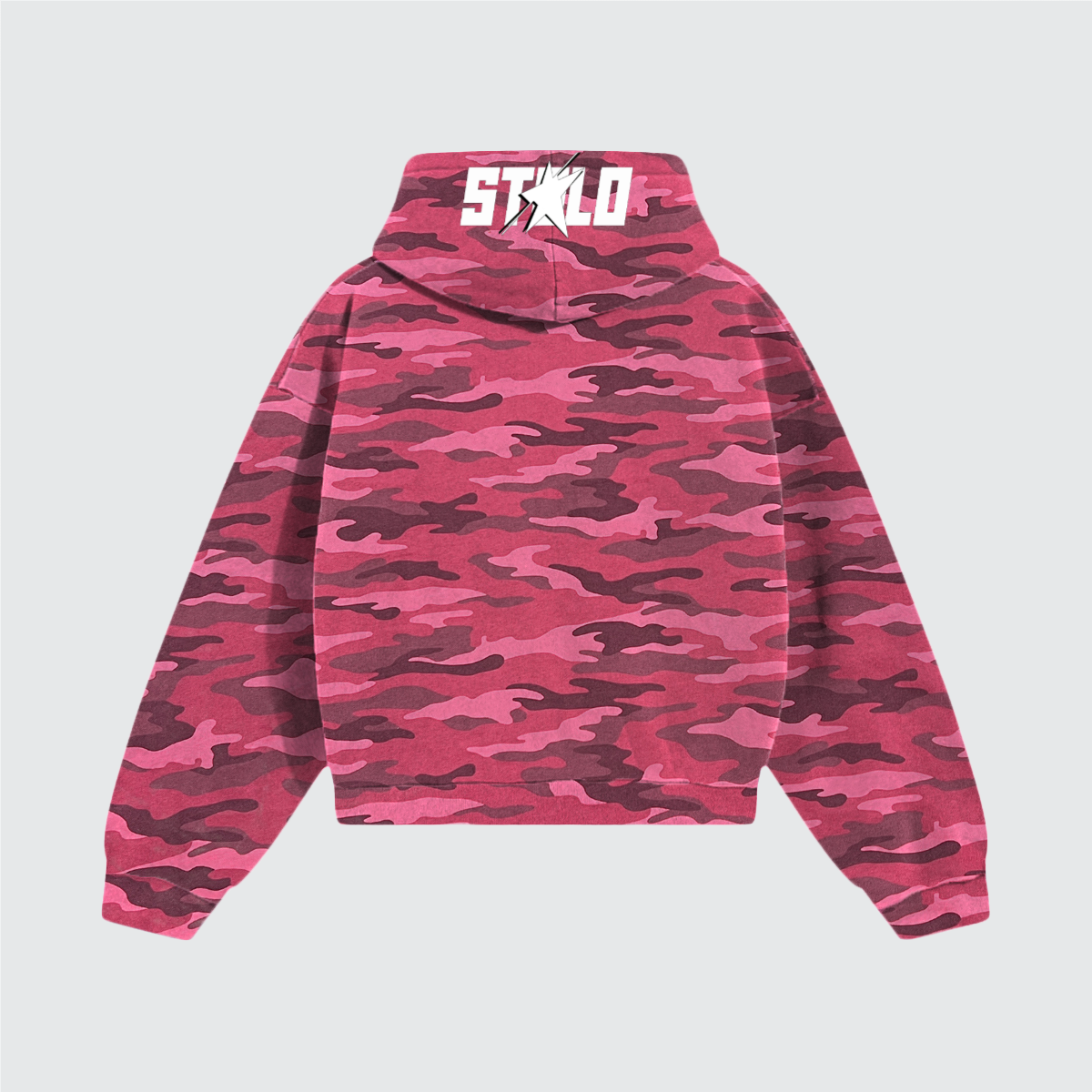 Stolo Clothing Co LOGO ROSE CAMO Heavyweight Hoodie (420 GSM)