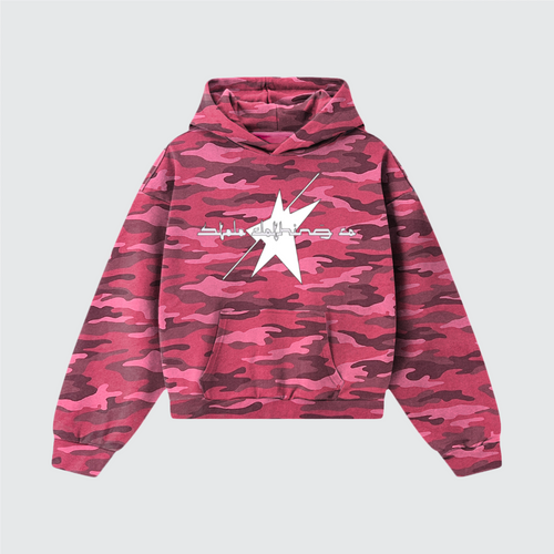 Stolo Clothing Co LOGO ROSE CAMO Heavyweight Hoodie (420 GSM)