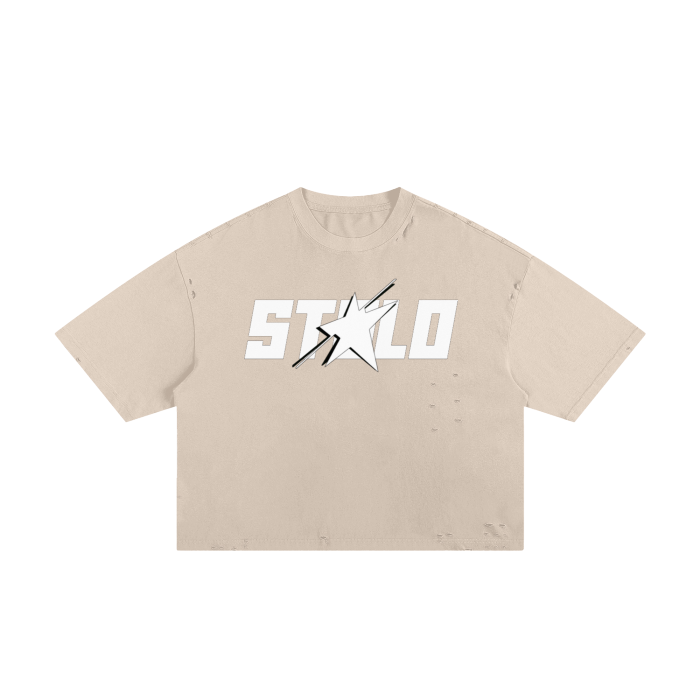 Stolo Clothing Co STARCHILD Hand-Frayed Boxy Tee