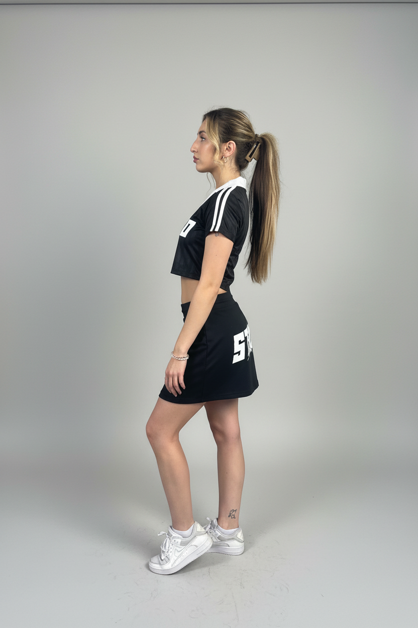 Stolo Clothing Co STARCHILD Back Print Hip Huggin Drawstring Skirt (310 GSM)