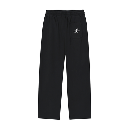 Stolo Clothing Co Essential Reflection Striped Straight-Leg Sweatpants