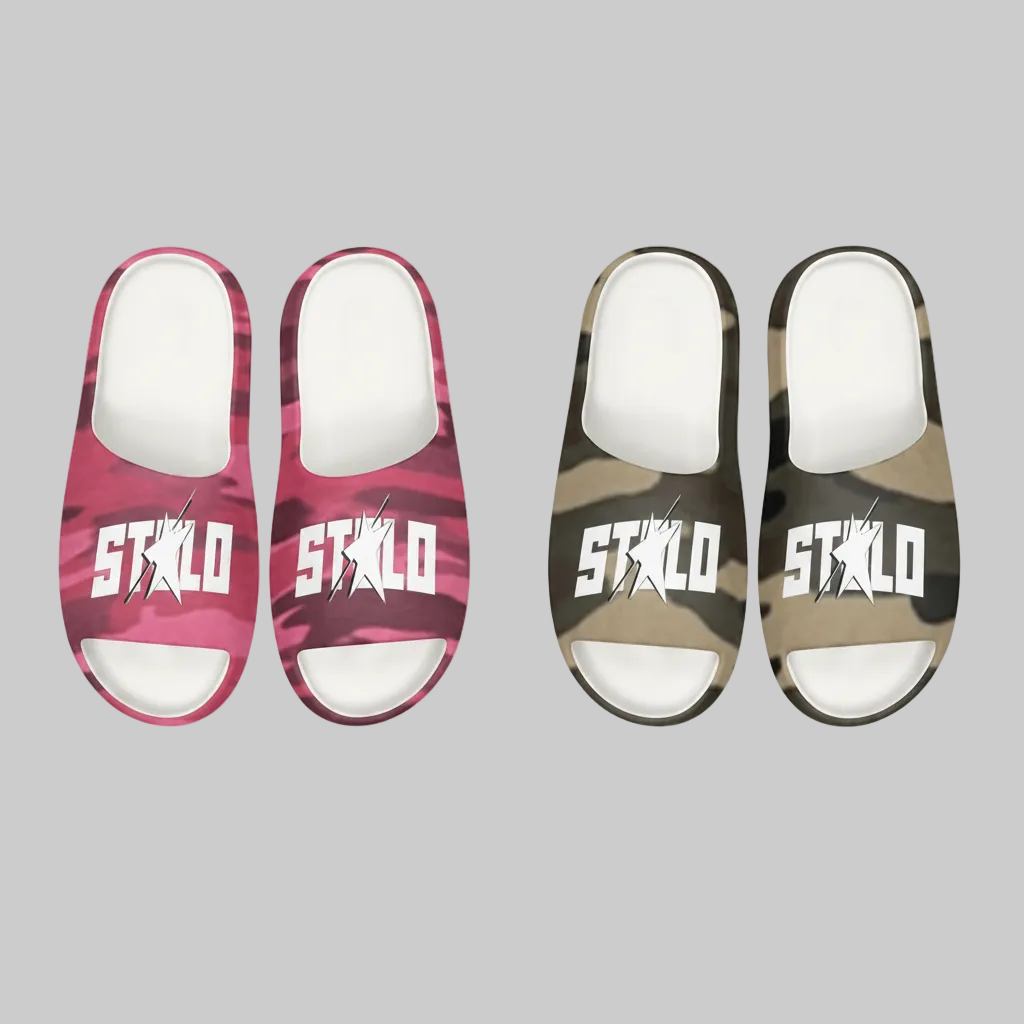 Stolo Clothing Co Starchild Army Camo Foam Slides