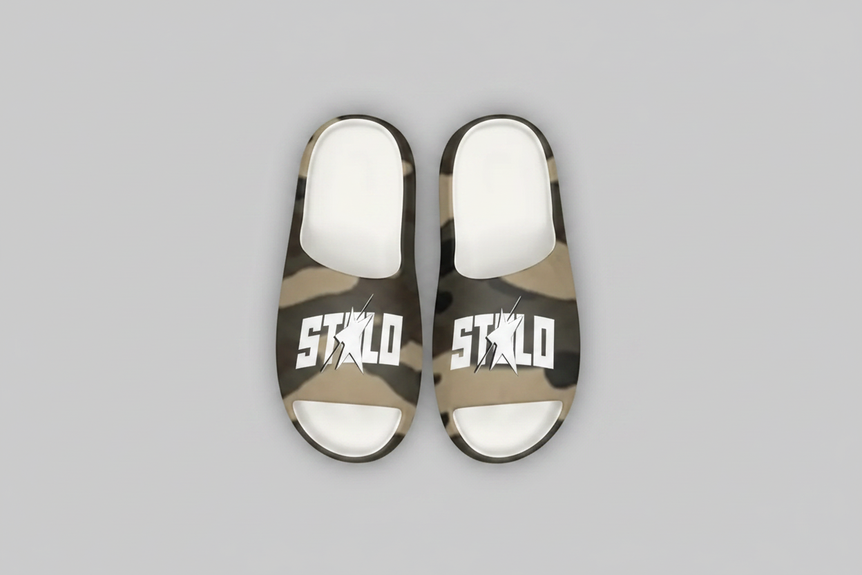 Stolo Clothing Co Starchild Army Camo Slides