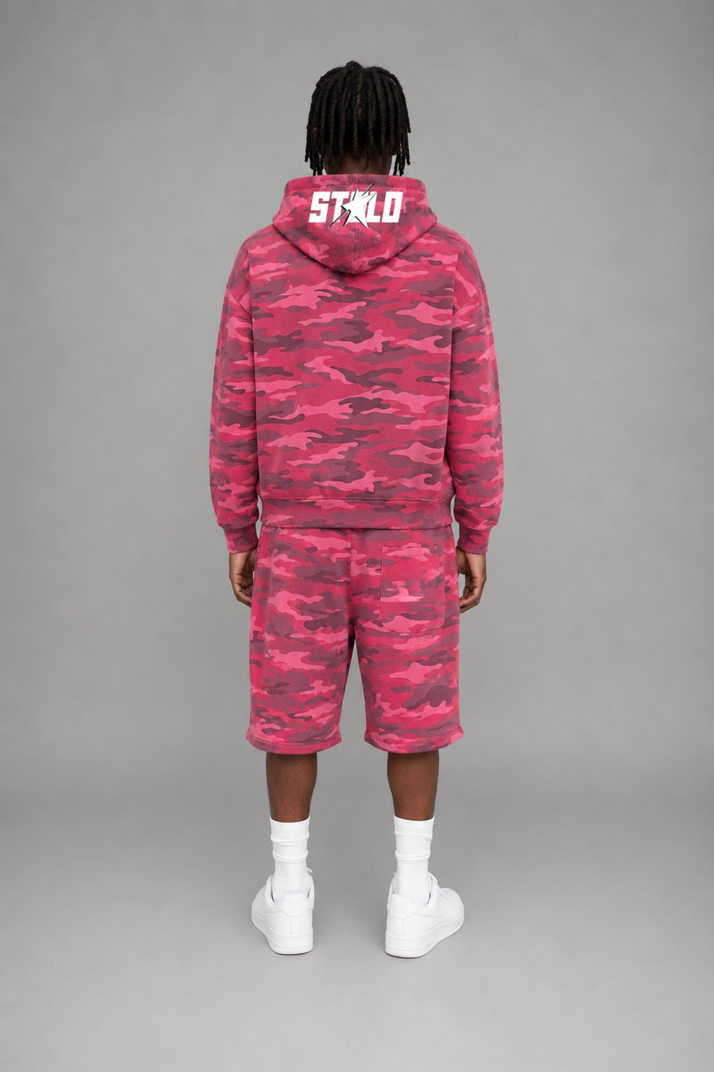 Stolo Clothing Co LOGO ROSE CAMO Heavyweight Hoodie (420 GSM)