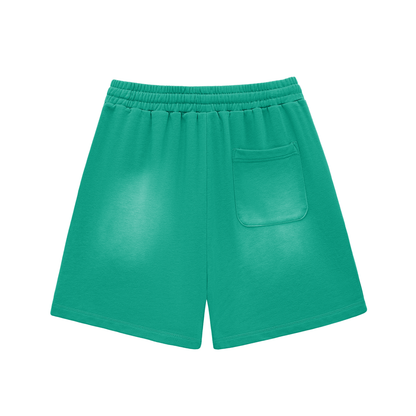 Stolo Clothing Co Birdies Sun Faded Raw Edge Cotton Shorts