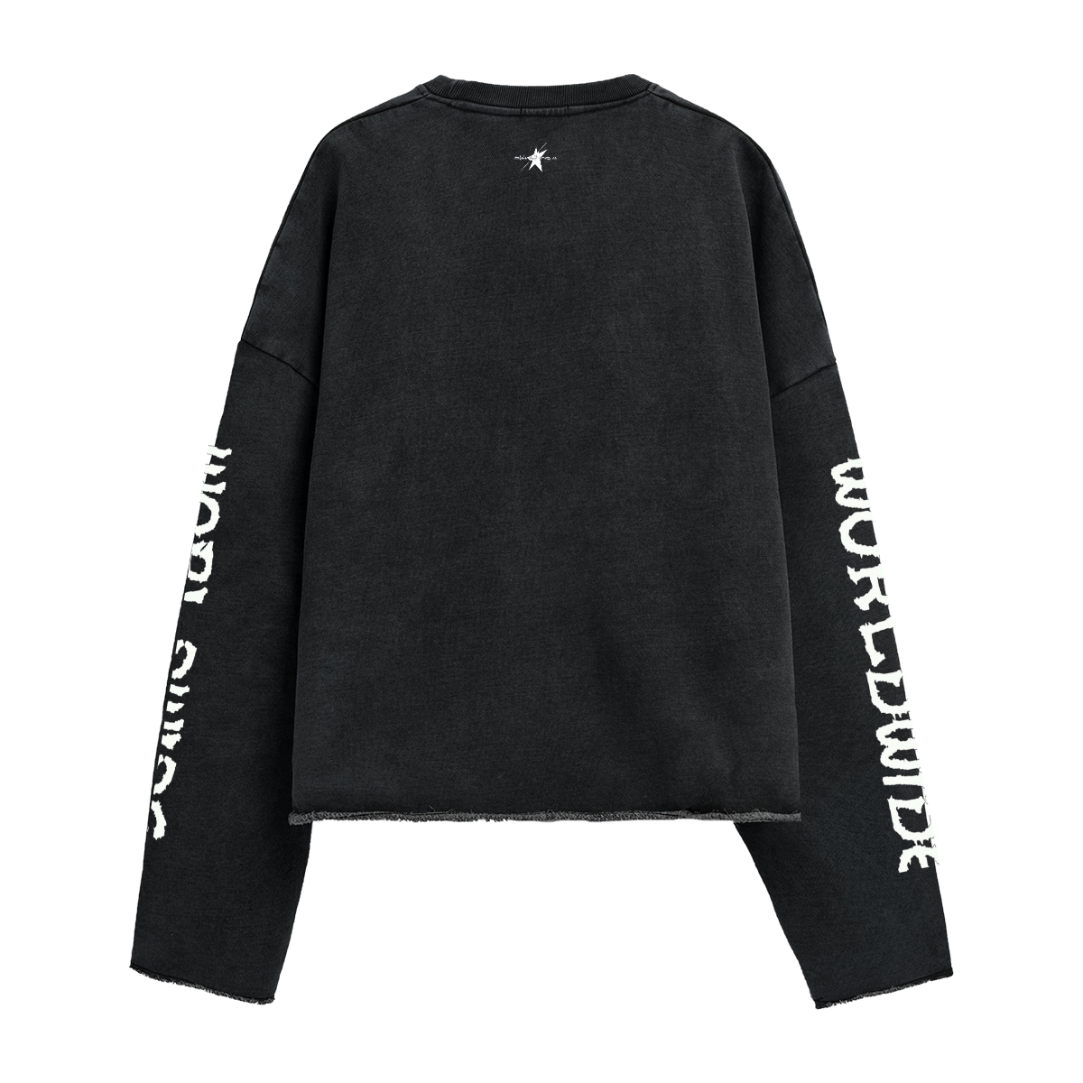 Stolo Clothing Co Saints VS Sinners Washed Cropped Sweatshirt (440GSM)