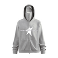Stolo Clothing Co MASK ON Logo Heavyweight Masked Double Zip Hoodie（340GSM）