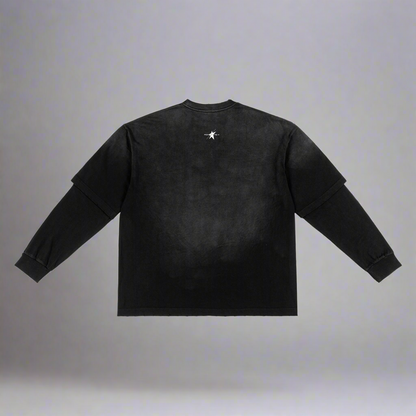 Stolo Clothing Co PAIN PIN Sunfaded Hand-Frayed Two-Piece Tee