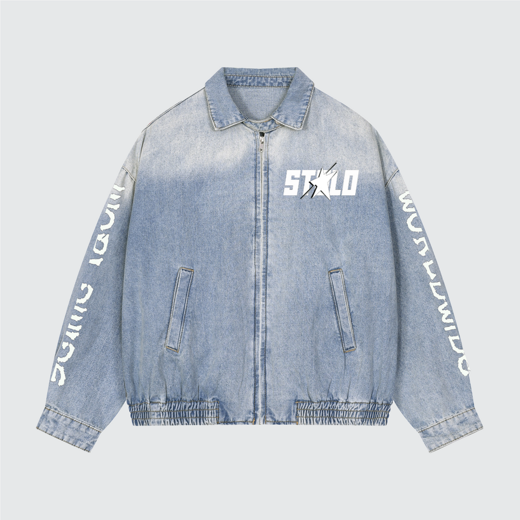 Stolo Clothing Co STARCHILD Vintage Washed Denim Jean Jacket（320GSM）