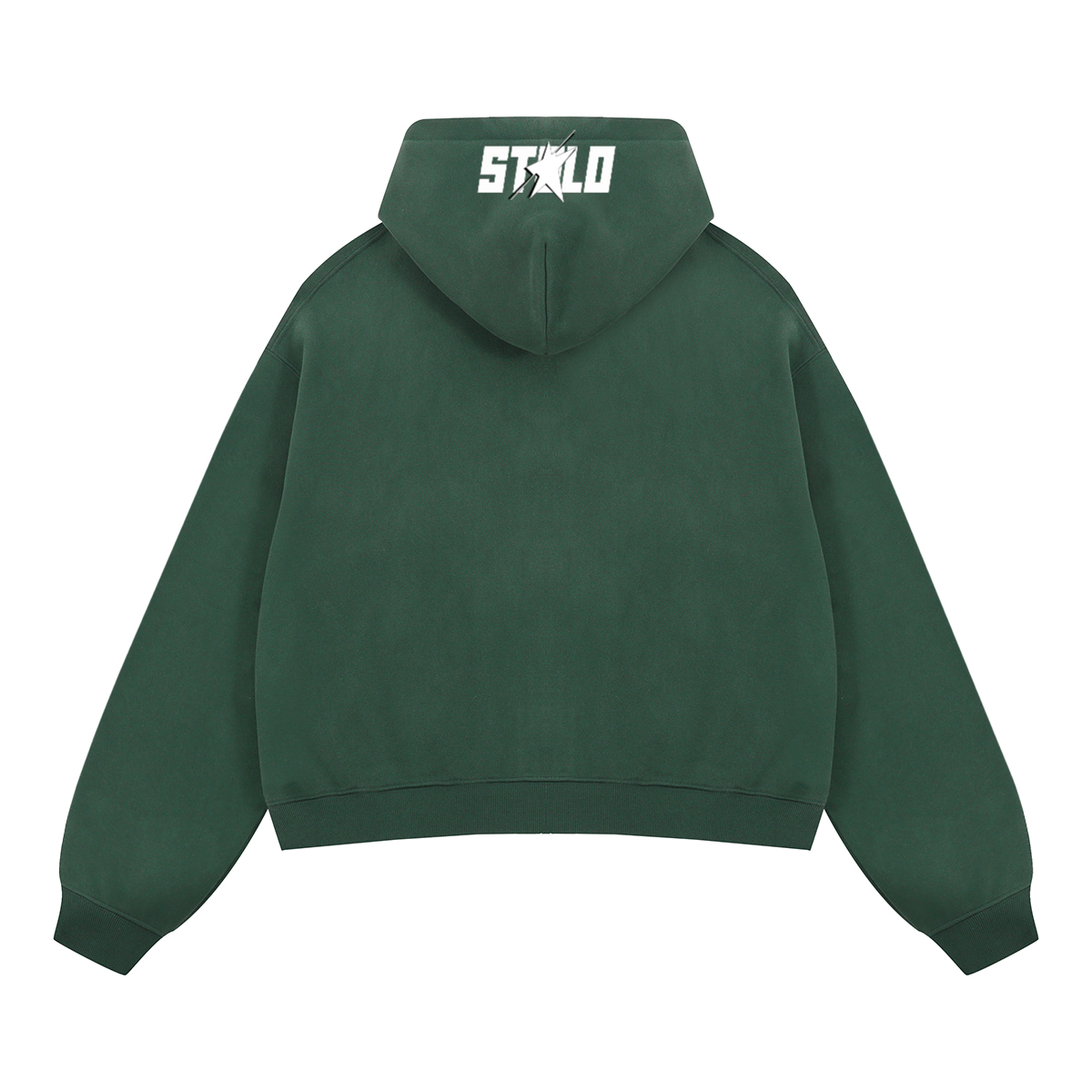 Stolo Clothing Co WINGZ Boxy Fleece Double Zip-Up Hoodie (380GSM)