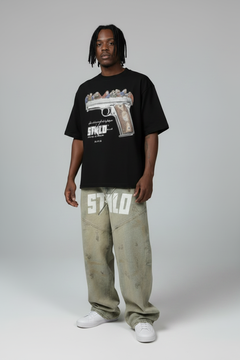 Stolo Clothing Co LUKE 22:36 Oversized Boxy Tee (300GSM)