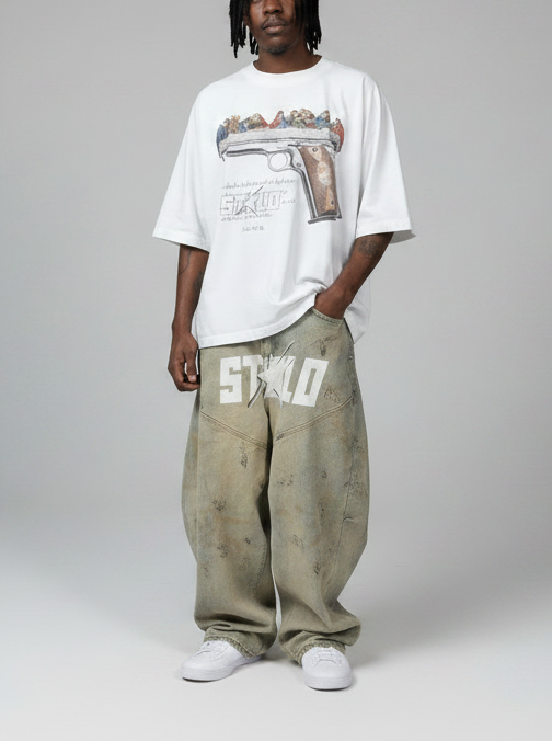 Stolo Clothing Co LUKE 22:36 Oversized Boxy Tee