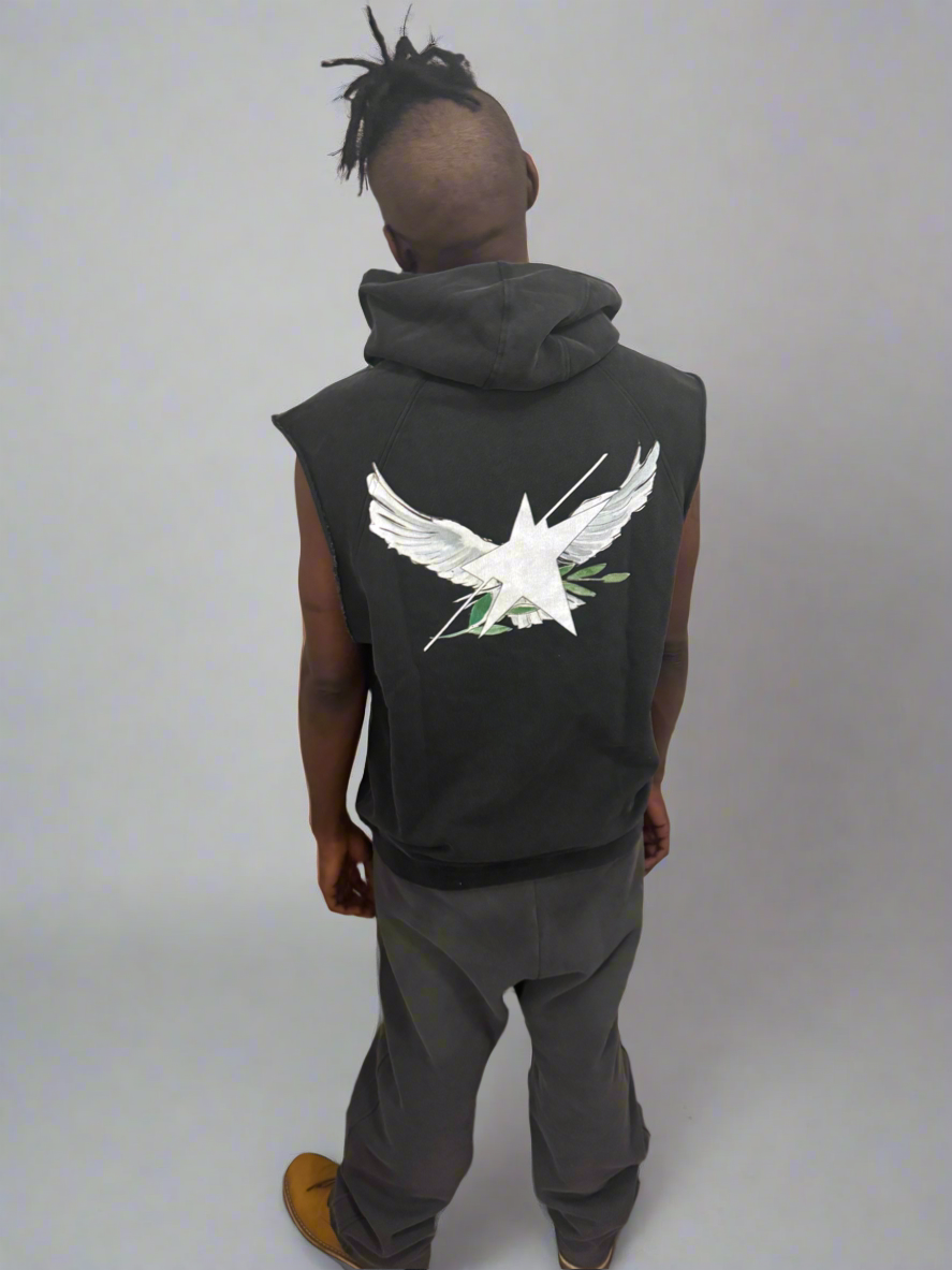 Stolo Clothing Co Birdies Snow Washed Sleeveless Hoodie