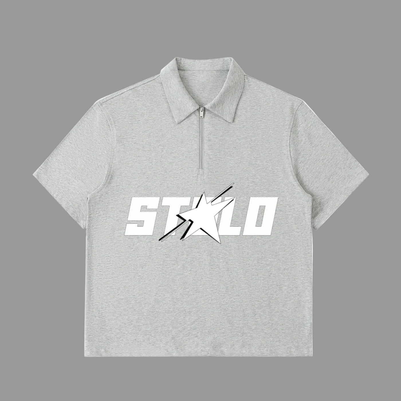 Stolo Clothing Co STARCHILD Quarter-Zip Cotton Polo Tee