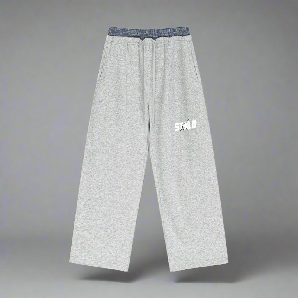 double waist band,boxer waistband,unisex,baggy joggers,sweatpants