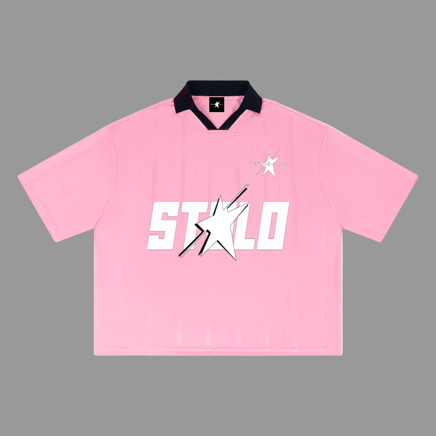 Stolo Clothing Co STARCHILD REBORN Striped Boxy Jersey Tee