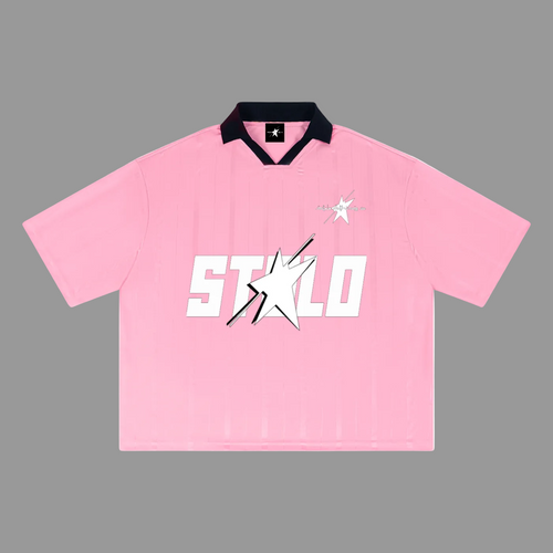 Stolo Clothing Co STARCHILD REBORN Striped Boxy Jersey Tee