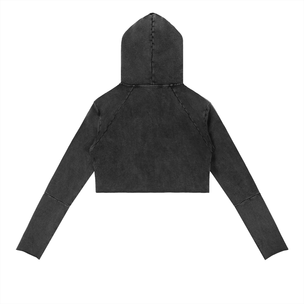 Stolo Clothing Co STARCHILD Vintage Washed Raw Edge Cropped Hoodie