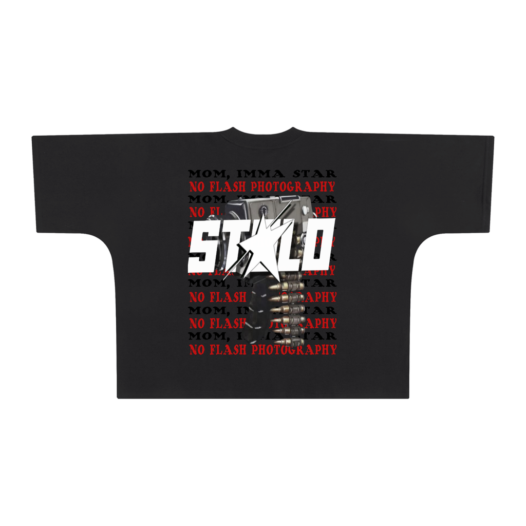 Stolo Clothing Co NO FLASH PHOTOGRAPHY Oversized Boxy Tee