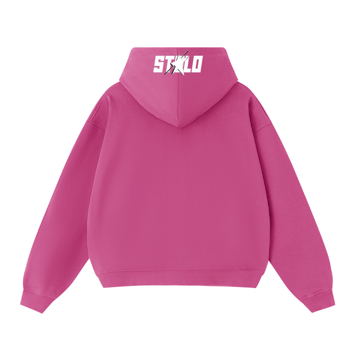 Stolo Clothing Co PREYING NUN Heavyweight Cropped Double Zip-Up Hoodie (460GSM)