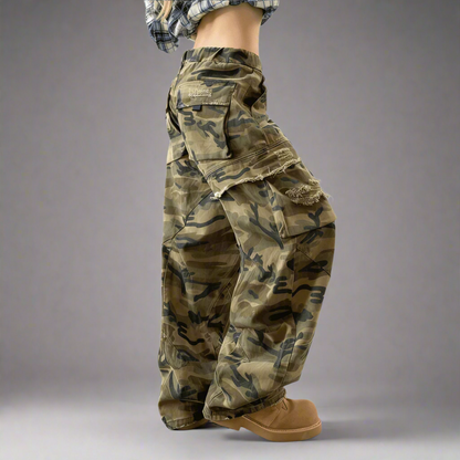Stolo Clothing Co Essential Unisex Camouflage Baggy Jeans