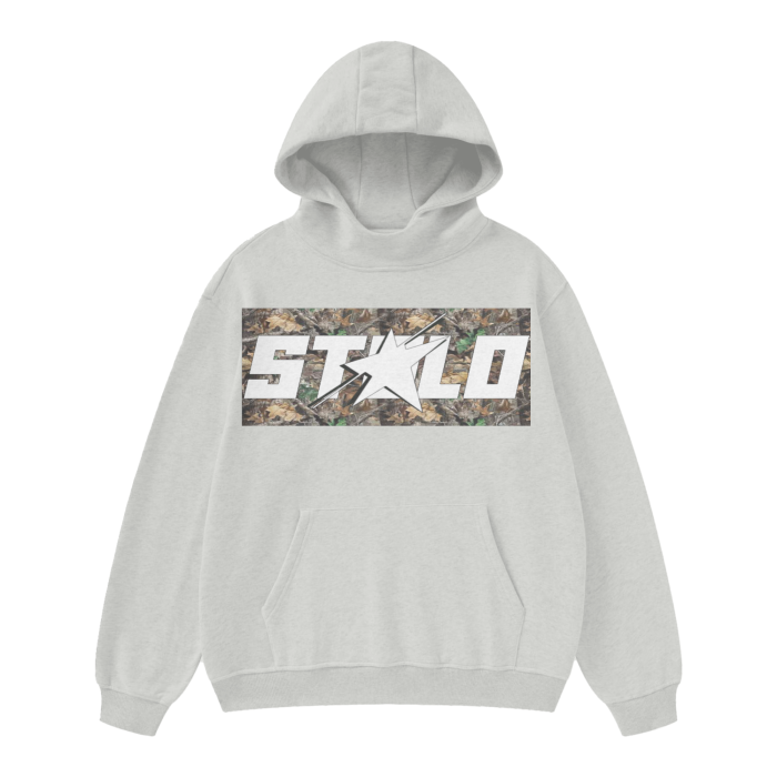 Stolo Clothing Co Starchild Camo High Neck Insulated Fleece Hoodie