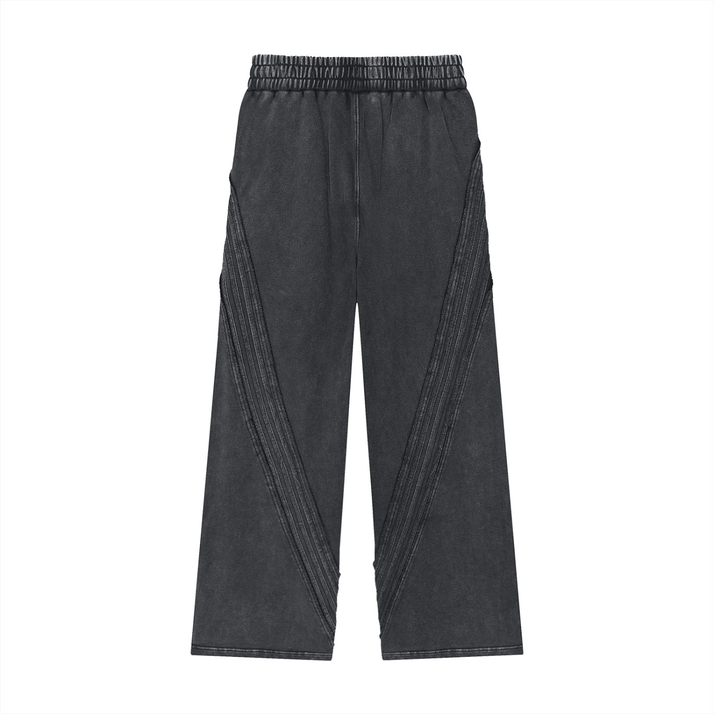 Stolo Clothing Co PROJECT 08 Snow Washed Tape Raw Edge Sweatpants