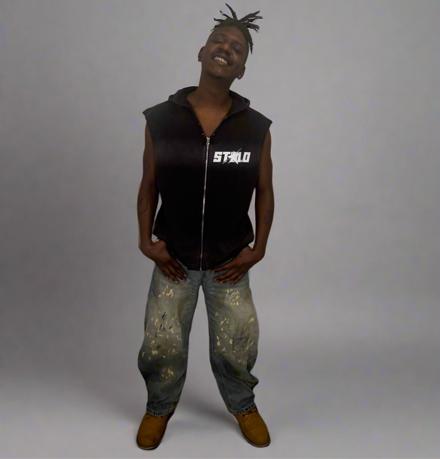 Stolo Clothing Co STARCHILD Vintage Washed Sleeveless Zip Up Tee