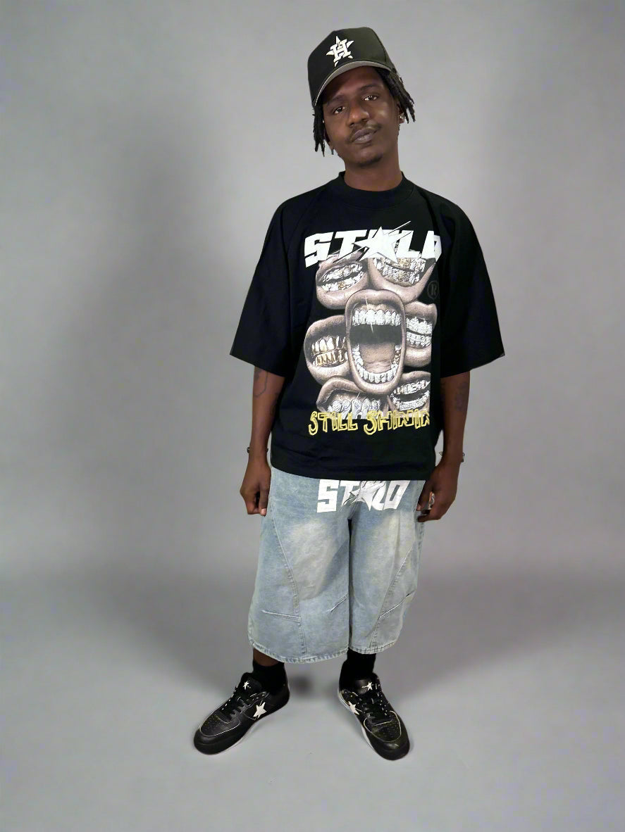 Stolo Clothing Co STILL SHINNING Oversized Cropped Boxy Tee