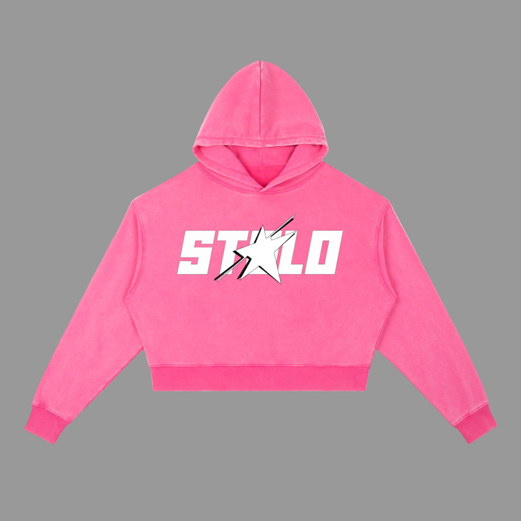 Stolo Clothing Co STARCHILD Cropped Vintage Washed Heavyweight Hoodie