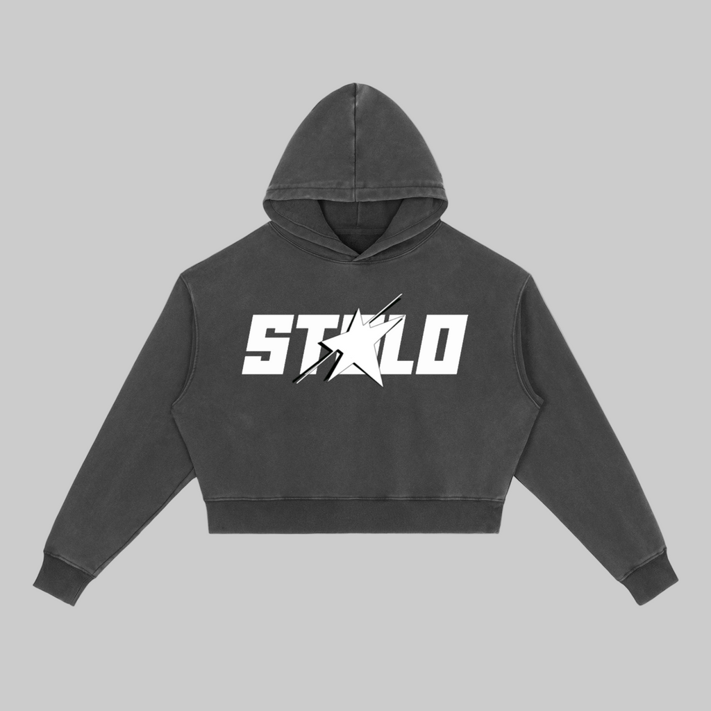Stolo Clothing Co STARCHILD Cropped Vintage Washed Heavyweight Hoodie