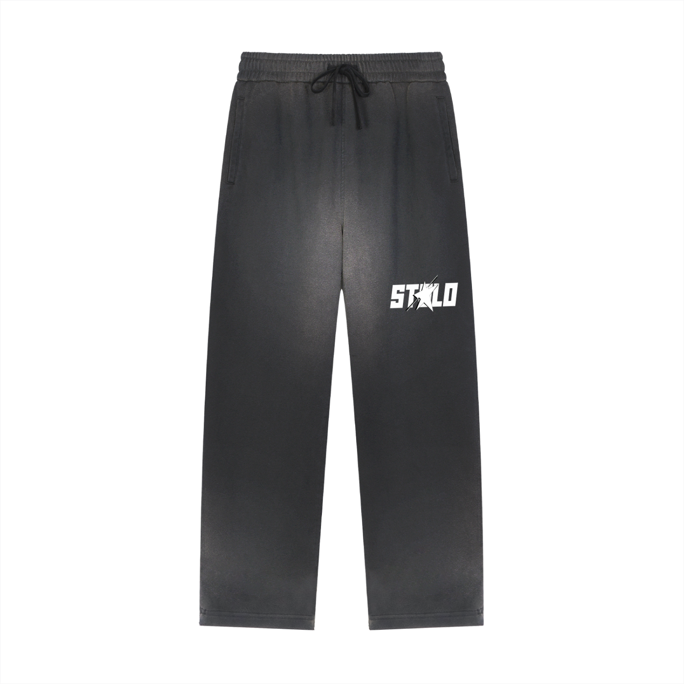 Stolo Clothing Co STARCHILD Sun Faded Raw Edge Straight-Leg Sweatpants